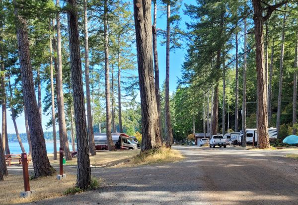 Cape Mudge RV Park, Quadra Island, recreational vehicle park